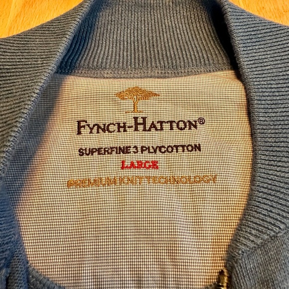 Fynch-Hatton Full Zip Men’s College Cardigan size L - Picture 4 of 10